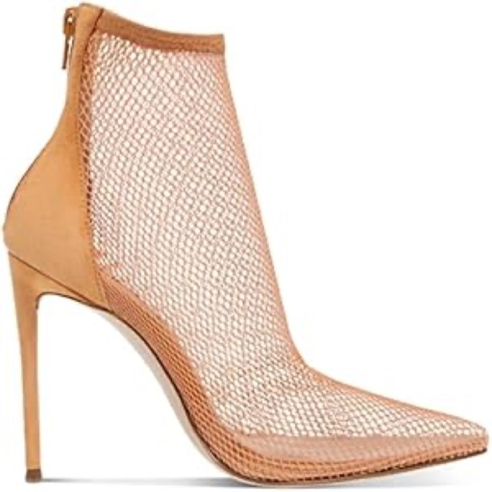 Steve Madden Tan Mesh Heels